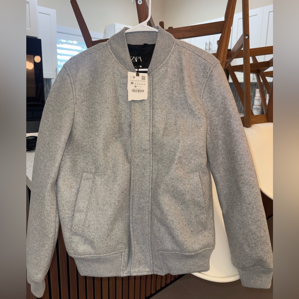Zara Light Gray Knit Top